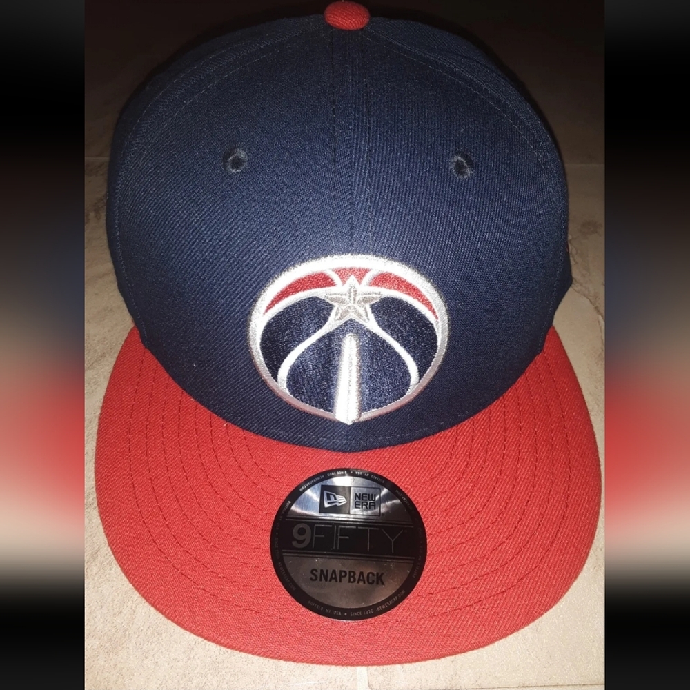 WASHINGTON WIZARDS NEW ERA SNAPBACK HAT NBA BASKETBALL CLR MEN S M L XL
